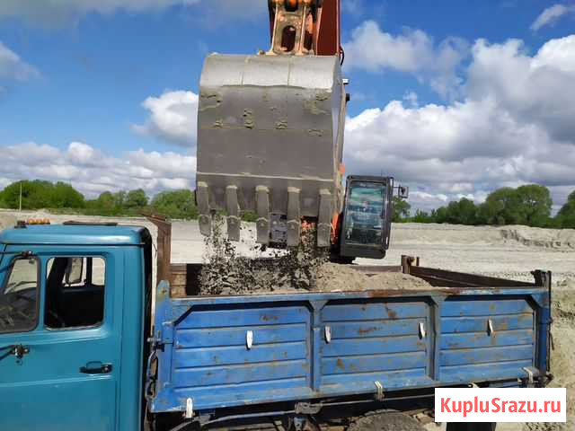 Песок.щебень.чернозем.керамзит. навоз Курск - изображение 1