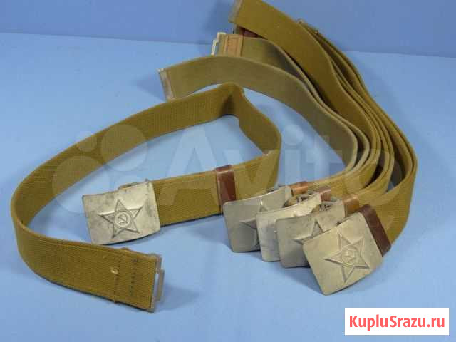 Армейские ремни поясные с бляхой звезда Владивосток - изображение 1