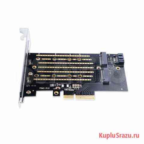 Адаптер 2 х M.2 SSD в PCI-E x4 orico PDM2-BP Челябинск