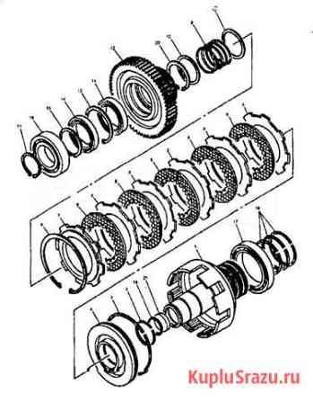 Фрикционы пто Kobelco RK450-2 RK450 ET30P00001S005 Хабаровск