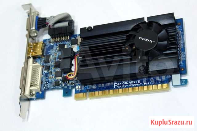 Видеокарта Gigabyte GV-N520OC-1GI GeForce GT520 Саранск - изображение 1