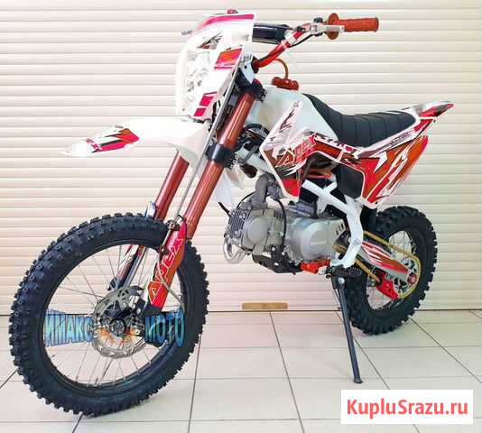 Motoland Мотоцикл Кросс Apex 125 см3. красный Москва - изображение 1