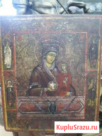 Икона старинная Умягчение Пр.Богородицы,на серебре Курган - изображение 1