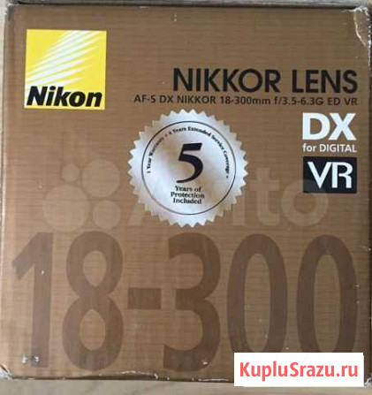 Nikon AF-S DX 18-300mm f/3.5-6.3G ED VR Новый Челябинск - изображение 1