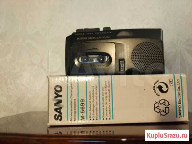 Диктофон sanyo M-5699 микро кассетный Москва - изображение 1