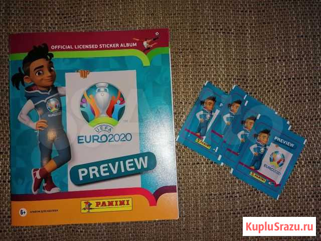 Наклейки panini uefa euro 2020 previеw Самара - изображение 1