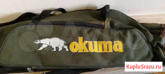 Чехол тубус мягкий для удочек Okuma 150 см Троицк - изображение 1