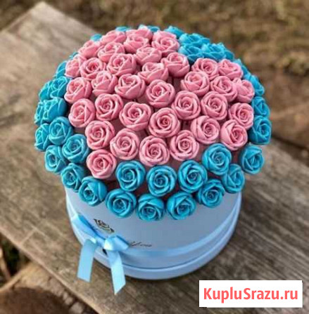 Коробка из шоколадных роз «Love» Хабаровск - изображение 1