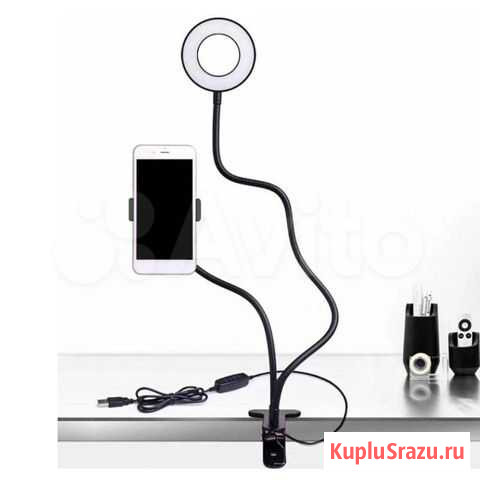 Гибкий штатив для телефона с LED подсветкой Засечное - изображение 1