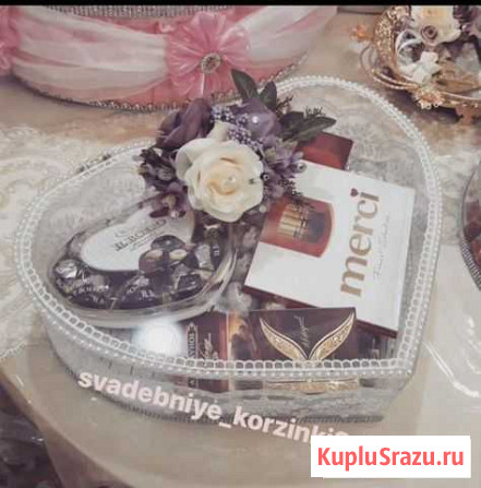 Корзинки на свадьбу,помолвку (для сладостей или пр Волгоград - изображение 1