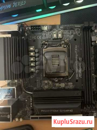 Материнская плата asrock z390 phantom gaming itx/a Подольск - изображение 1