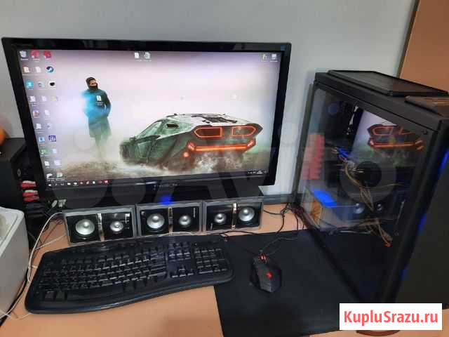 Игровой пк xeon 1220v3 8gb gtx660 2gb монитор 27д Челябинск - изображение 1