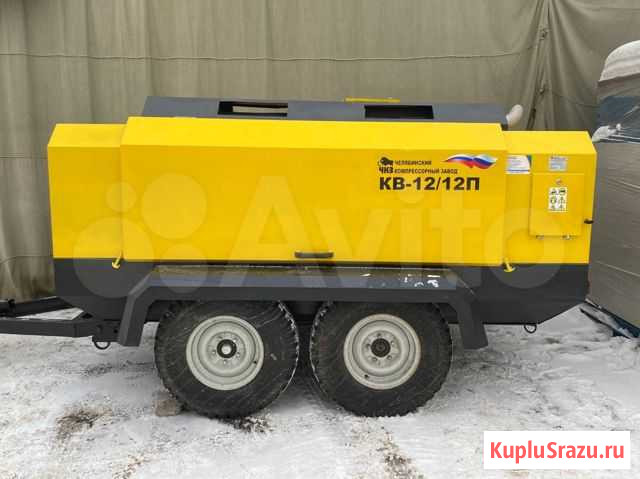 Компрессор дизельный Кв-12/12П Курган - изображение 1