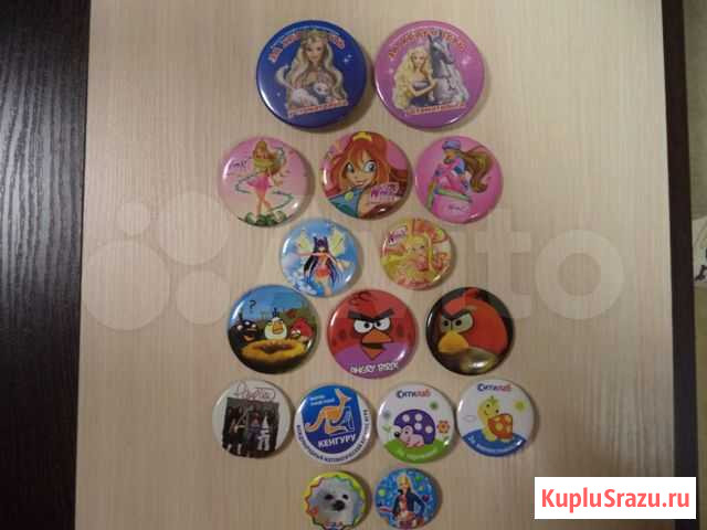 Значки Winx, Angry Birds и другие Тверь - изображение 1