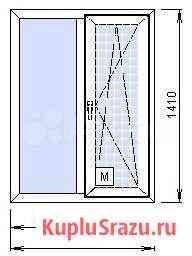 Пластиковые окна 1050*1410мм Самара