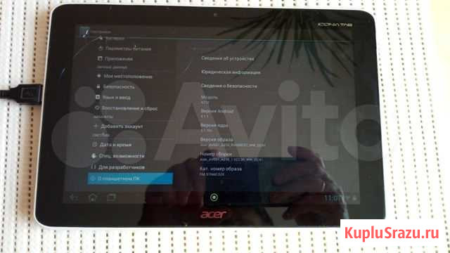 Планшет acer iconia TAB A210 Нижний Новгород - изображение 1