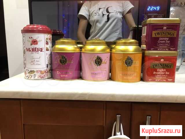 Коллекция жестяных банок для чая Красногорск - изображение 1