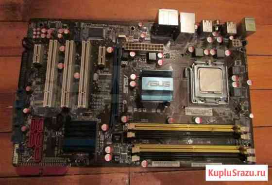 Материнская плата asus P5Q SE, сore2 Duo Е8400 Королев