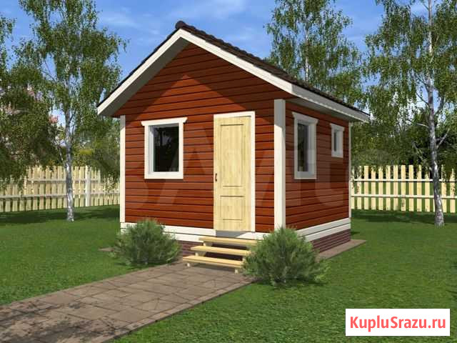 Баня 4х4 (можно конструктор) Абакан - изображение 1