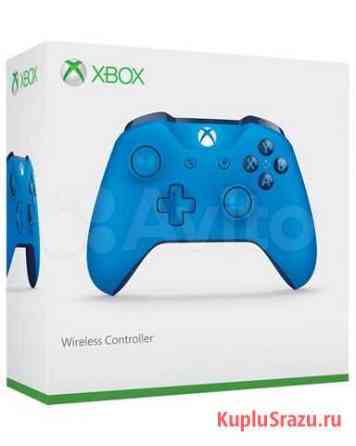 Xbox One Controller Wireless Blue, новый, гарантия Калининград