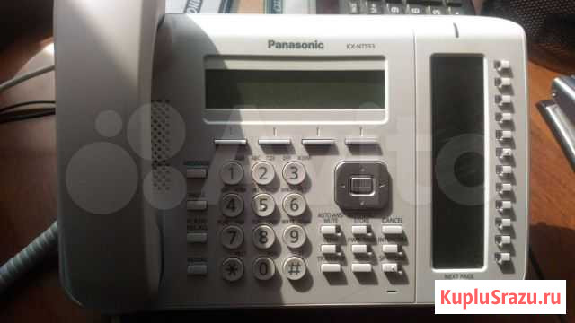 Panasonic KX-NT553 IP телефон с блоком питания Новосибирск - изображение 1