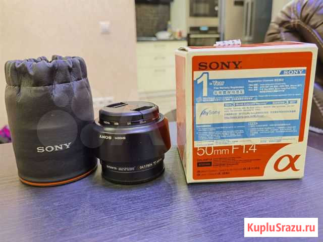 Объектив Sony 50f1.4 байонет А Ноябрьск - изображение 1