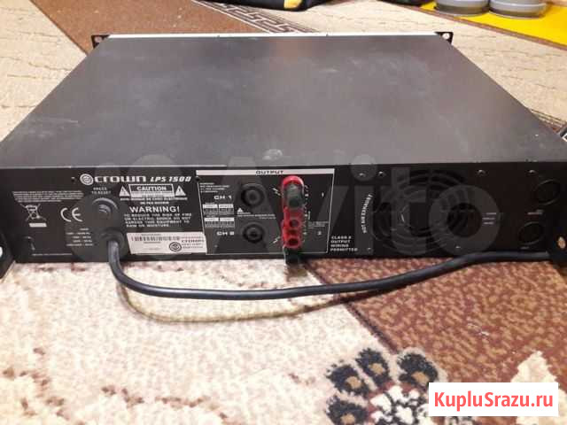 Усилитель мощности Crown LPS 1500 Петропавловск-Камчатский - изображение 1