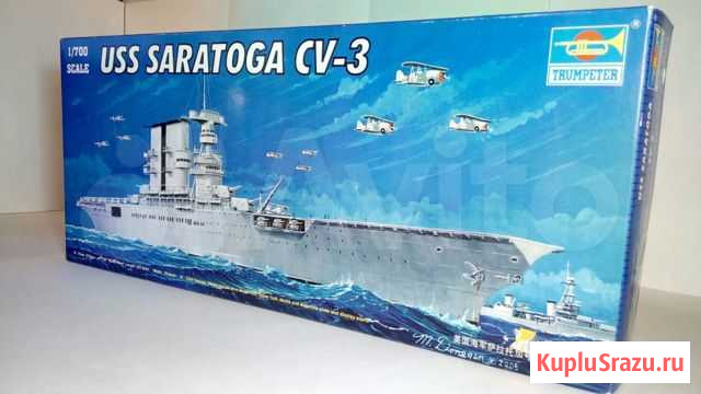 USS saratoga CV - 3 trumpeter 1:700 Архангельск - изображение 1