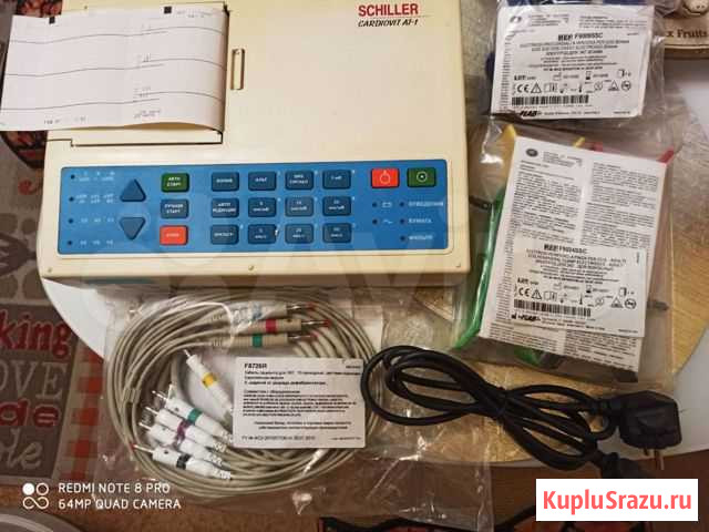 Электрокардиограф Schiller Cardiovit AT-1 Б\У Тольятти - изображение 1