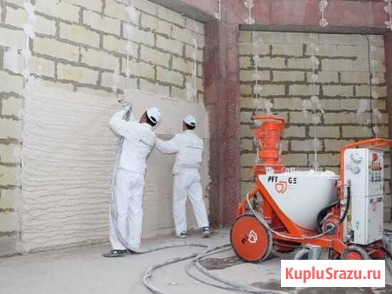 Механизированная штукатурка 220/380 Вольт Оренбург - изображение 1