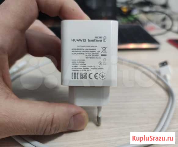 Сетевое зарядное устройство huawei CP84 USB 40 Вт Санкт-Петербург - изображение 1