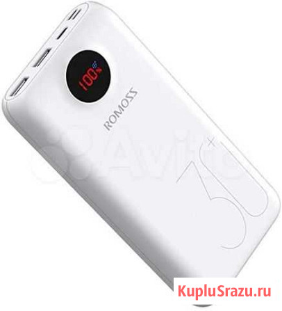 Новый повербанк Romoss sw30+ 30000mah быстрая заря Набережные Челны - изображение 1