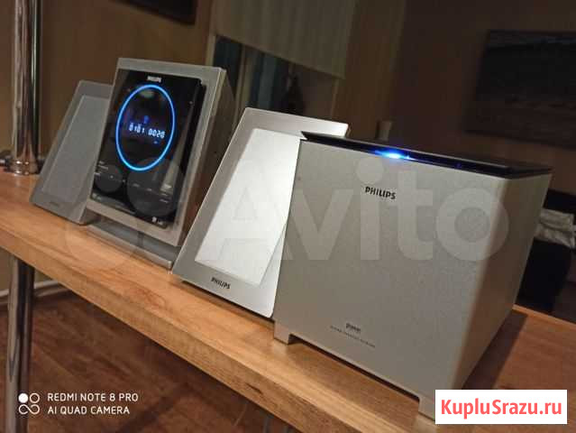 Philips музыкальный центр 2.1 двд юсб мр3 100 ватт Красноярск - изображение 1