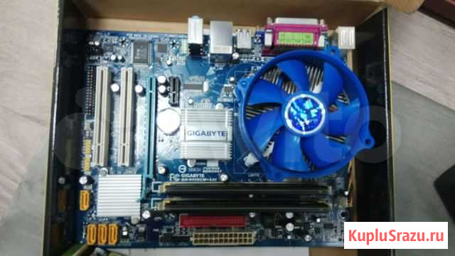 Материнская плата gigabyte GA-945GCM-S2C в сборе Ярославль - изображение 1