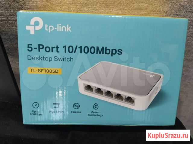 Коммутатор TP-Link 5-port 10/100 Mbps Чебоксары - изображение 1