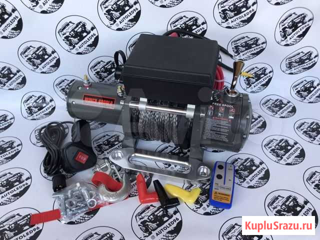 Лебедка Electric Winch 6000LBS Синтетический трос Екатеринбург - изображение 1