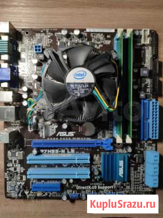 Asus P7H55-M LE / i3-540 / 2x2Гб DDR3 (сокет 1156) Липецк - изображение 1