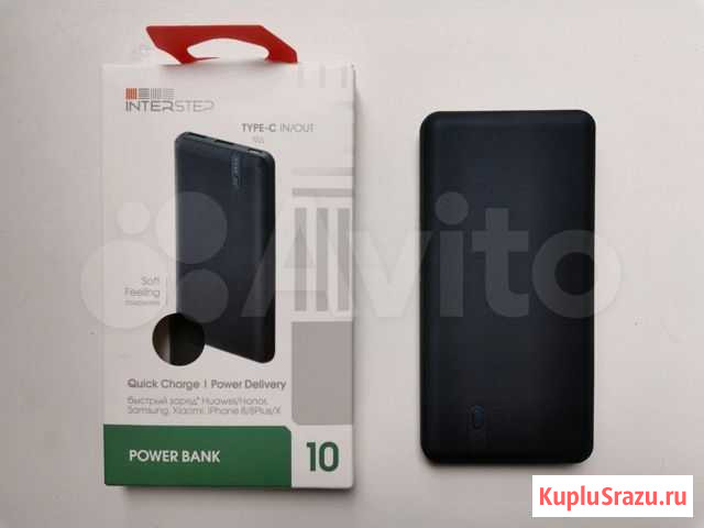Внешний аккумулятор InterStep PB1018PD 10000mAh Ty Нижний Новгород - изображение 1