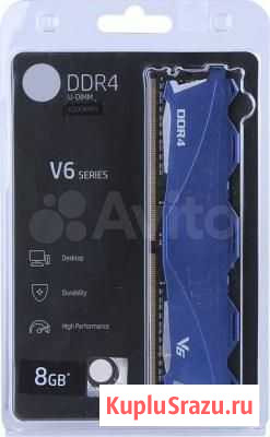 Модуль памяти HP Gaming Dram V6 8GB 3000мгц DDR4 Муром - изображение 1