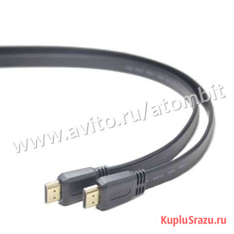 Кабель hdmi плоский 1 метр Челябинск - изображение 1
