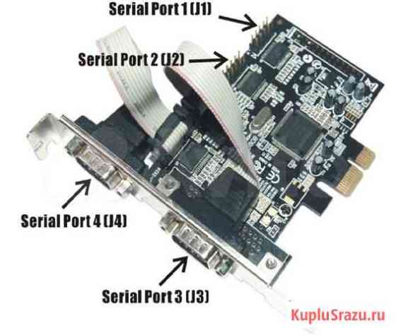 Контроллер ST-LAB PCI-E 4S serial card (COM) Тверь