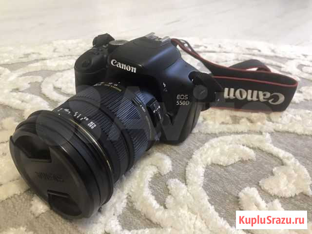 Зеркальный фотоаппарат Canon EOS 550D Мурино - изображение 1