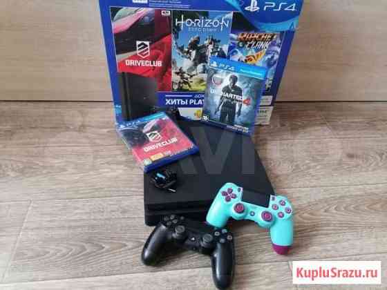 PS4 Slim+2геймпада, игры Томск