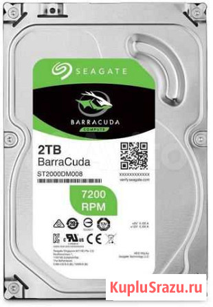 Жесткий диск HDD Seagate Barracuda ST2000DV00 2 Tb Челябинск - изображение 1