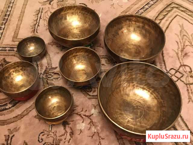 Поющие тибетские чаши, подобранный комплект Москва - изображение 1