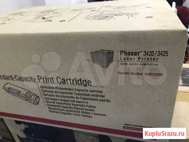 Картридж xerox phaser 3420, 3425 Иркутск - изображение 1