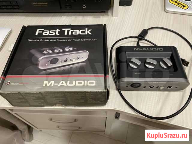 Продам внешнюю звуковую карту M-Audio Fast Track Ульяновск - изображение 1