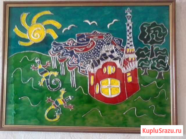 Картина Парк Гауди. Витражная роспись Санкт-Петербург - изображение 1