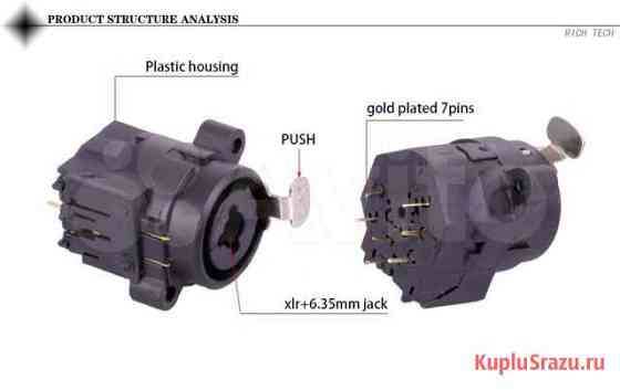 Разъем XLR combo Тольятти