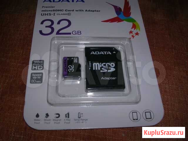 Карта памяти adata microsdhc 32 Гб Воркута - изображение 1